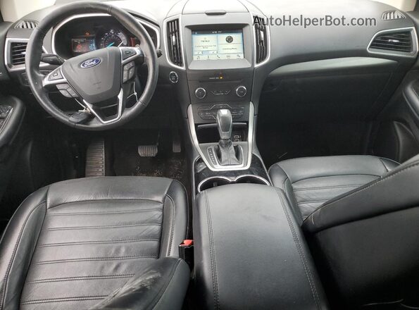 2FMPK3J96JBC00299 2018 FORD EDGE Белый Вид панели приборов