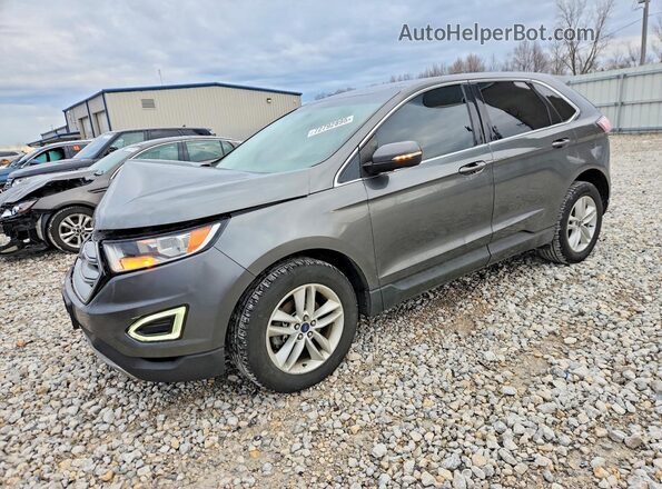 2FMPK3J98GBC46600 2016 FORD EDGE Серый Передняя левая четверть