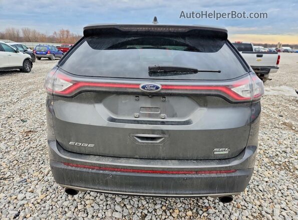 2FMPK3J98GBC46600 2016 FORD EDGE Серый Вид сзади