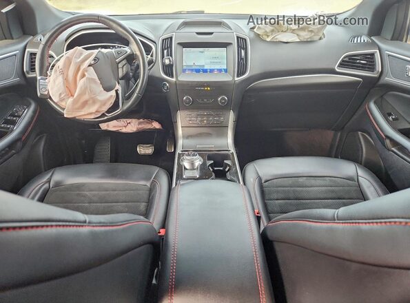 2FMPK3J98LBB10526 2020 FORD EDGE Белый Вид панели приборов