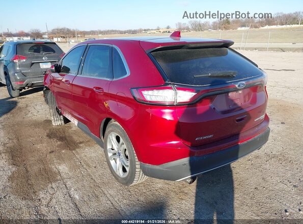 2FMPK3K93HBC24746 2017 FORD EDGE Бордовый Задняя левая четверть