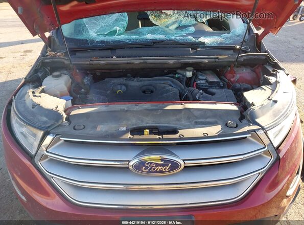 2FMPK3K93HBC24746 2017 FORD EDGE Бордовый Вид сзади