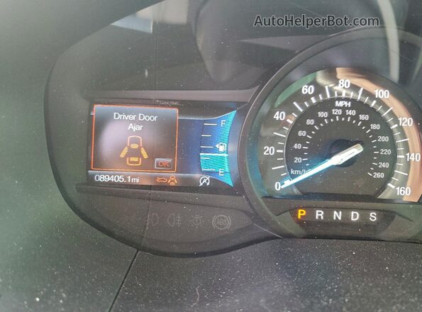 2FMPK3K95LBA26999 2020 FORD EDGE Maroon Вид щитка приладів