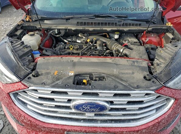 2FMPK3K95LBA26999 2020 FORD EDGE Maroon Вид задньої частини салону