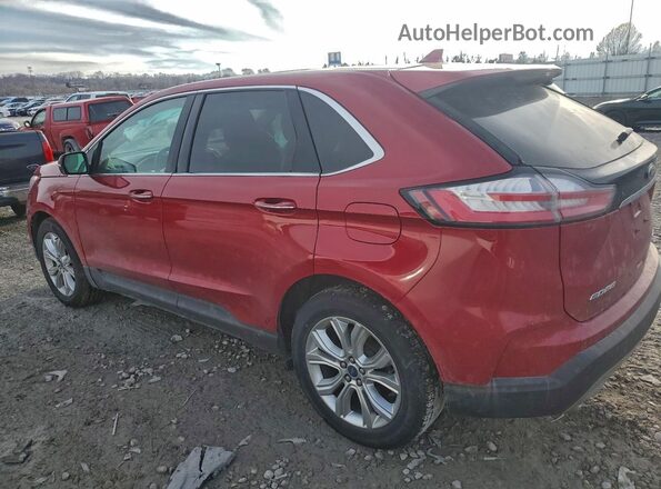 2FMPK3K95LBA26999 2020 FORD EDGE Maroon Задня ліва чверть
