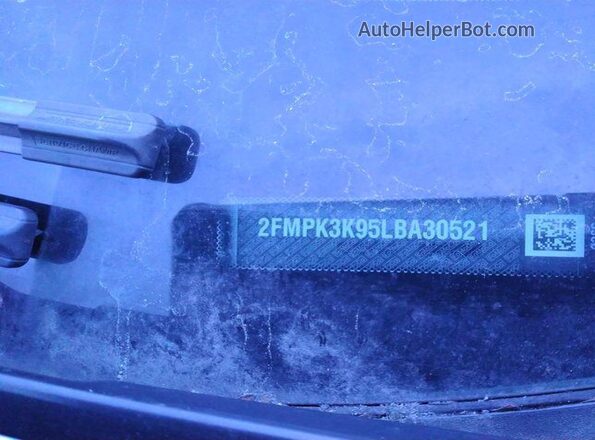 2FMPK3K95LBA30521 2020 FORD EDGE  