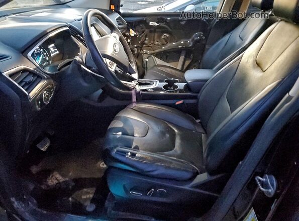 2FMPK3K97JBB06690 2018 FORD EDGE Черный Вид салона спереди