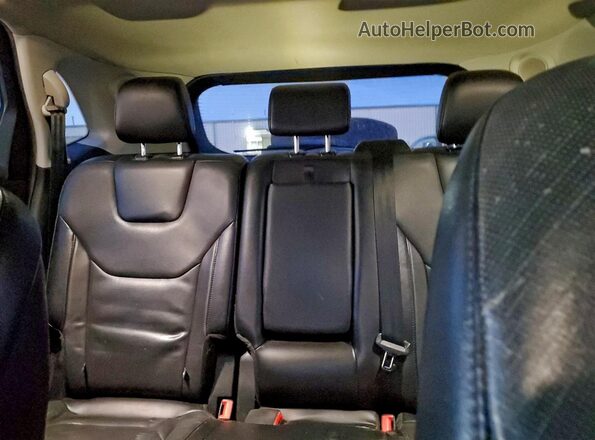2FMPK3K97JBB06690 2018 FORD EDGE Черный Вид задних сидений