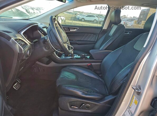 2FMPK4AP1GBC38049 2016 FORD EDGE Серебряный Вид салона спереди