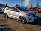 2016 Ford Edge Sport Серебряный vin: 2FMPK4AP1GBC38049