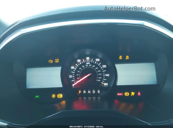 2FMPK4AP3LBA89184 2020 FORD EDGE Black უკანა სავარძლების ხედი