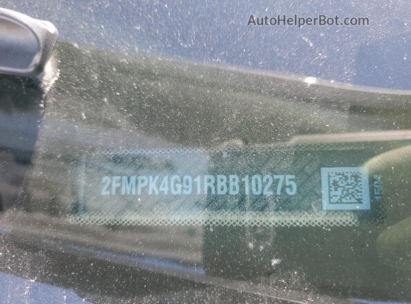 2FMPK4G91RBB10275 2024 FORD EDGE Серебряный Панорамный вид салона 360°