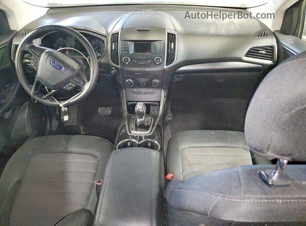 2FMPK4G95GBC58104 2016 FORD EDGE Белый Вид панели приборов