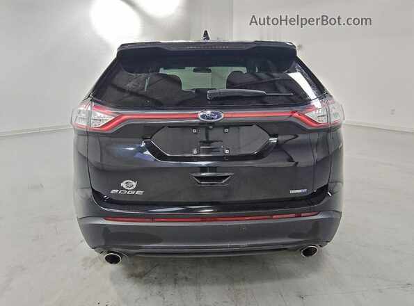 2FMPK4G97HBC20276 2017 FORD EDGE Черный Вид сзади