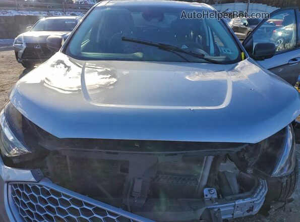 2FMPK4G98RBA10786 2024 FORD EDGE Silver Vista del compartimento del motor
