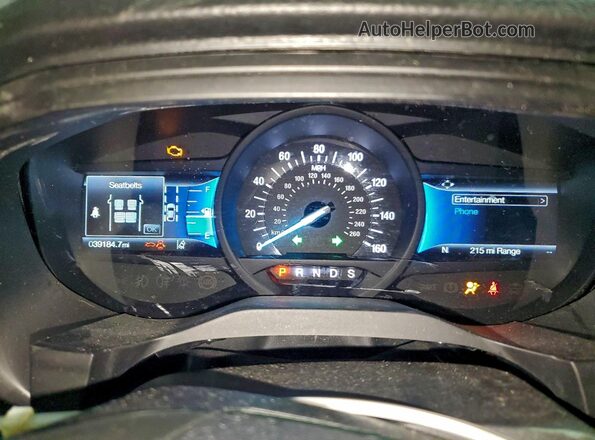 2FMPK4G9XRBA24012 2024 FORD EDGE Серый Вид щитка приборов