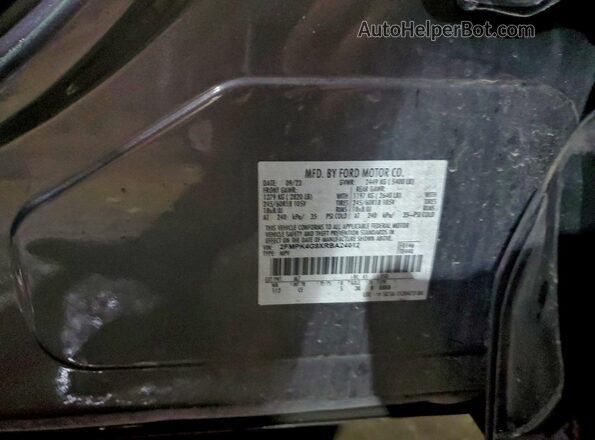2FMPK4G9XRBA24012 2024 FORD EDGE Серый Вид наклейки с VIN-кодом