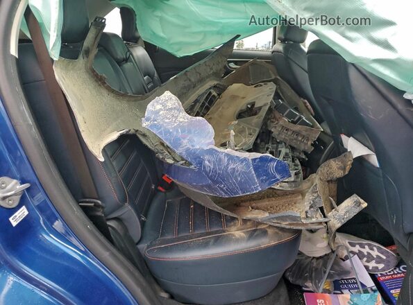 2FMPK4J90PBA51774 2023 FORD EDGE Blue Вид задніх сидінь