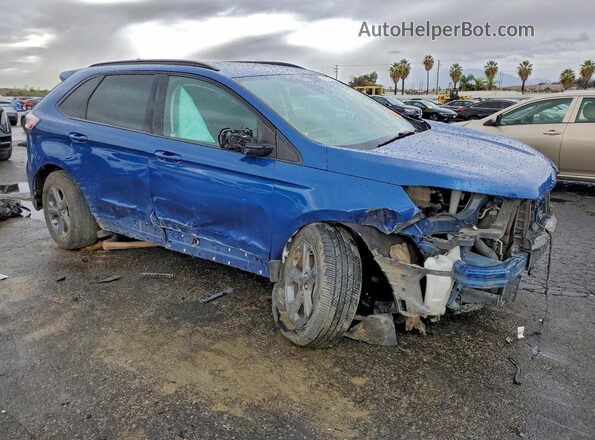 2FMPK4J90PBA51774 2023 FORD EDGE Blue Передня права чверть