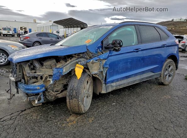 2FMPK4J90PBA51774 2023 FORD EDGE Blue Передня ліва чверть