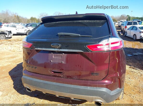 2FMPK4J92LBA45842 2020 FORD EDGE Темно-бордовый 