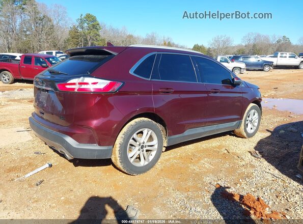 2FMPK4J92LBA45842 2020 FORD EDGE Темно-бордовый Задняя правая четверть