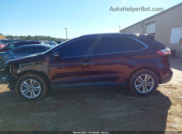 2FMPK4J92LBA45842 2020 FORD EDGE Темно-бордовый Панорамный вид салона 360°