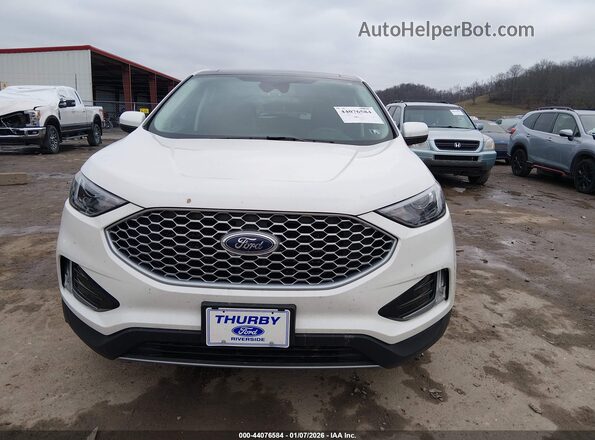 2FMPK4J95RBA15890 2024 FORD EDGE Yellow Vista del cuadro de instrumentos