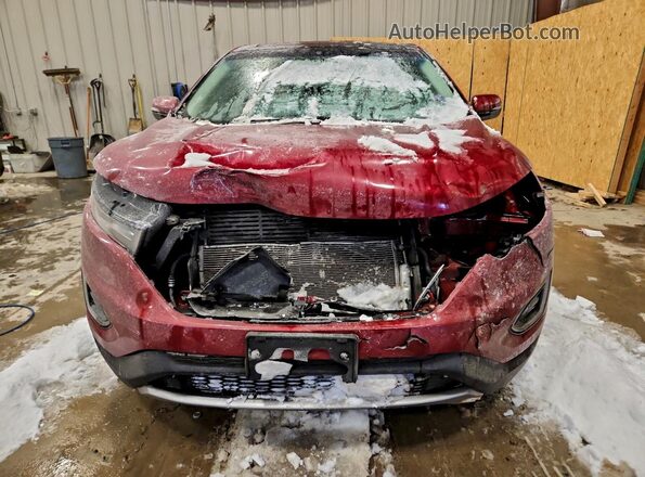 2FMPK4K88GBC50335 2016 FORD EDGE Red Вид спереду
