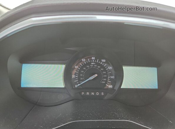 2FMPK4K88GBC50335 2016 FORD EDGE Red Вид щитка приладів