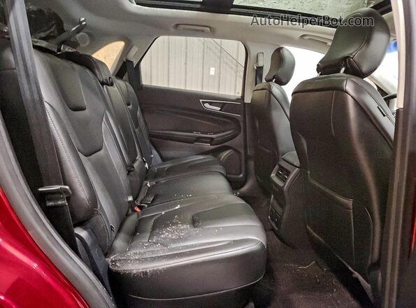 2FMPK4K88GBC50335 2016 FORD EDGE Red Вид задньої частини салону