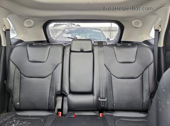 2FMPK4K88GBC50335 2016 FORD EDGE Red Вид задніх сидінь