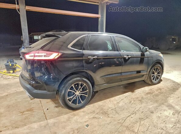 2FMPK4K90KBB54779 2019 FORD EDGE Black Задня права чверть