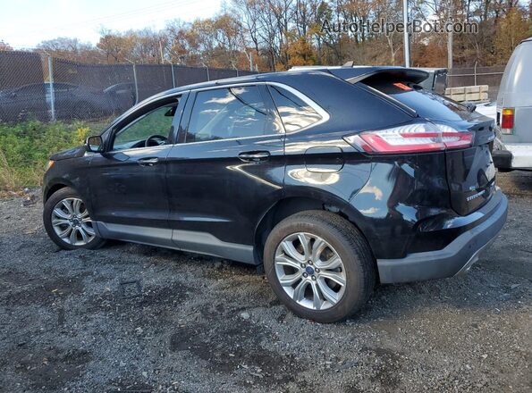 2FMPK4K92NBA45437 2022 FORD EDGE Черный Задняя левая четверть
