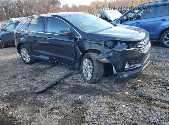 2FMPK4K92NBA45437 2022 FORD EDGE Черный Передняя правая четверть