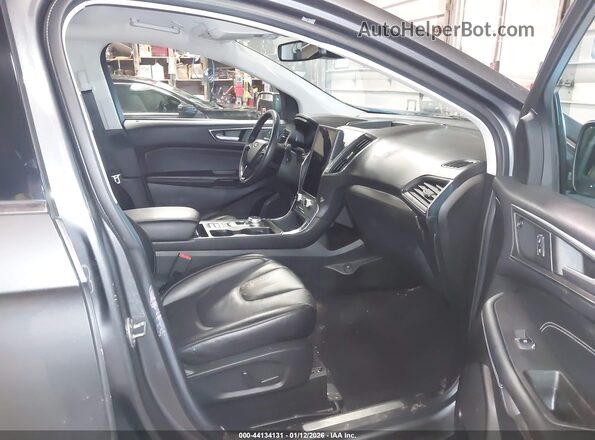 2FMPK4K94NBA52437 2022 FORD EDGE Gray Widok wnętrza z przodu