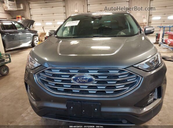 2FMPK4K94NBA52437 2022 FORD EDGE Gray Widok zestawu wskaźników