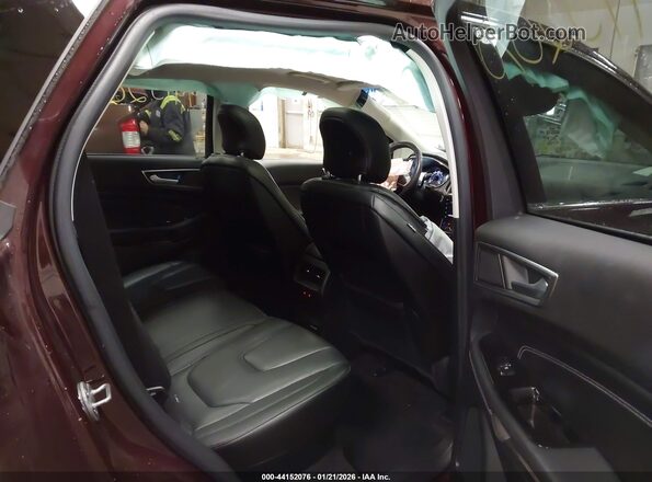 2FMPK4K96KBC67345 2019 FORD EDGE Темно-бордовый Вид наклейки с VIN-кодом