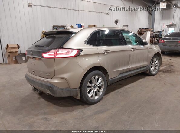 2FMPK4K9XLBA27300 2020 FORD EDGE Желто-коричневый Задняя правая четверть