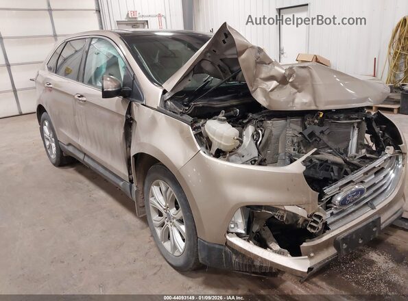 2FMPK4K9XLBA27300 2020 FORD EDGE Желто-коричневый Передняя правая четверть