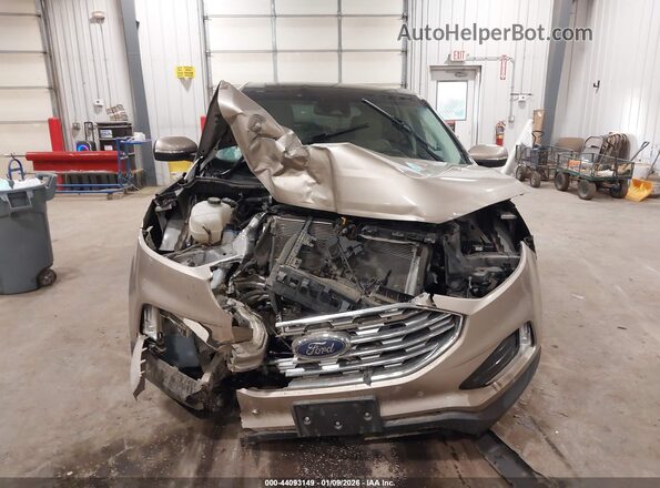2FMPK4K9XLBA27300 2020 FORD EDGE Желто-коричневый Вид задней части салона