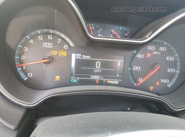 2G1145S34G9206671 2016 CHEVROLET IMPALA Черный Вид щитка приборов