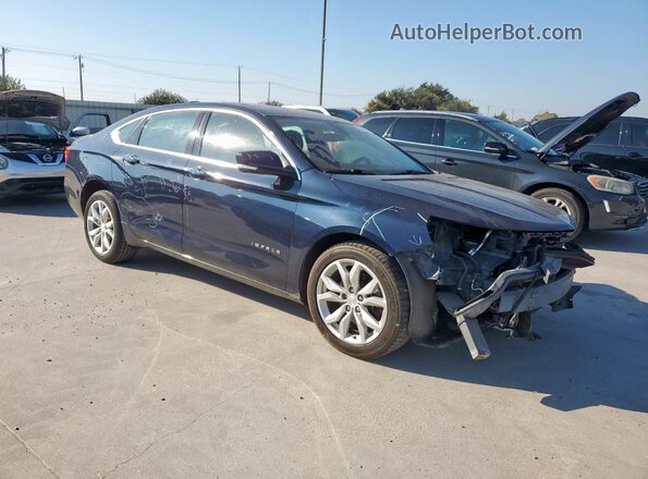 2G11Z5SA1K9136149 2019 CHEVROLET IMPALA Синий Передняя правая четверть