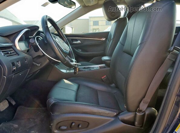 2G11Z5SA1K9136149 2019 CHEVROLET IMPALA Синий Вид салона спереди