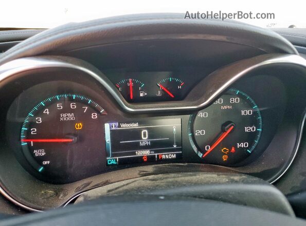 2G11Z5SA1K9136149 2019 CHEVROLET IMPALA Синий Вид щитка приборов