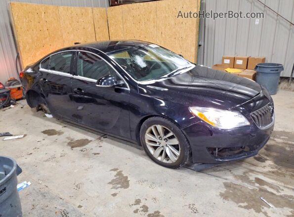 2G4GK5EX0G9113731 2016 BUICK REGAL Black Delantero derecho