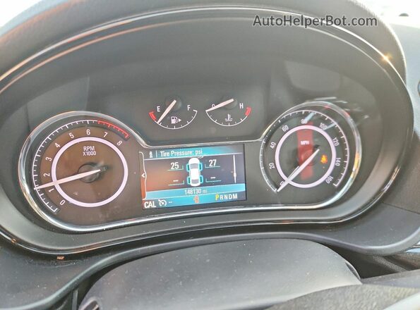 2G4GK5EX0G9113731 2016 BUICK REGAL Black Vista del cuadro de instrumentos