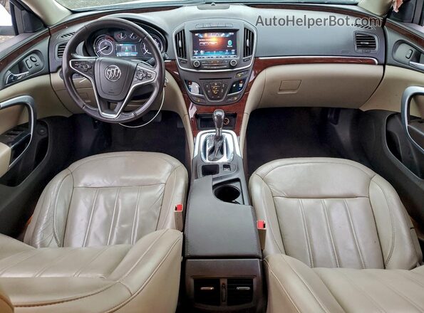2G4GK5EX1G9161982 2016 BUICK REGAL Белый Вид панели приборов