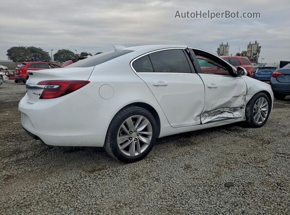 2G4GK5EX1G9161982 2016 BUICK REGAL Белый Задняя правая четверть
