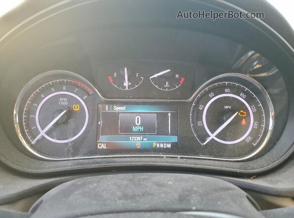 2G4GK5EXXG9185472 2016 BUICK REGAL Maroon Widok zestawu wskaźników